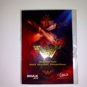 20q7  WONDER WOMAN official IMAX Movie Pin